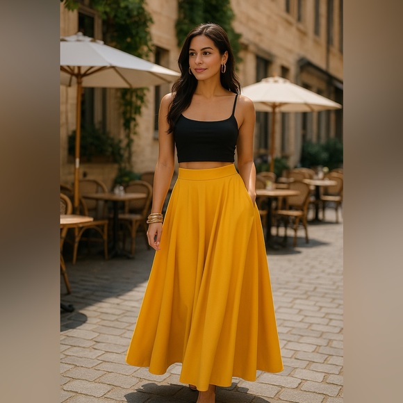 Golden Hour Maxi Skirt - Picture 3 of 11